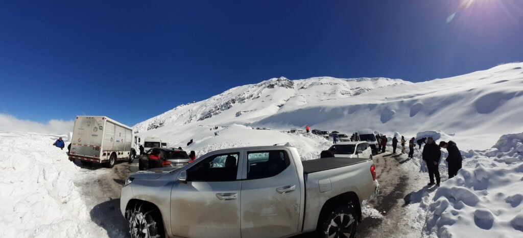 Day Trip to the Andes Mountains, west of Santiago.